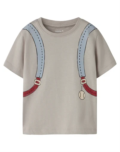 Name It - NMMFum T-Shirt - Chateau Gray